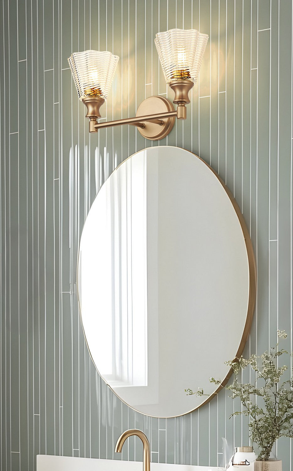 Luminaire de vanité Auden Or moderne, 17 3/4" – vue 8