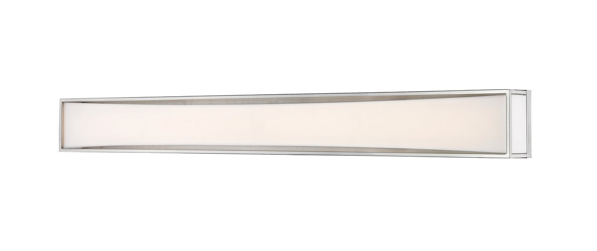 Barre d'éclairage de salle de bain Baden Nickel brossé, 46" – Z-Lite