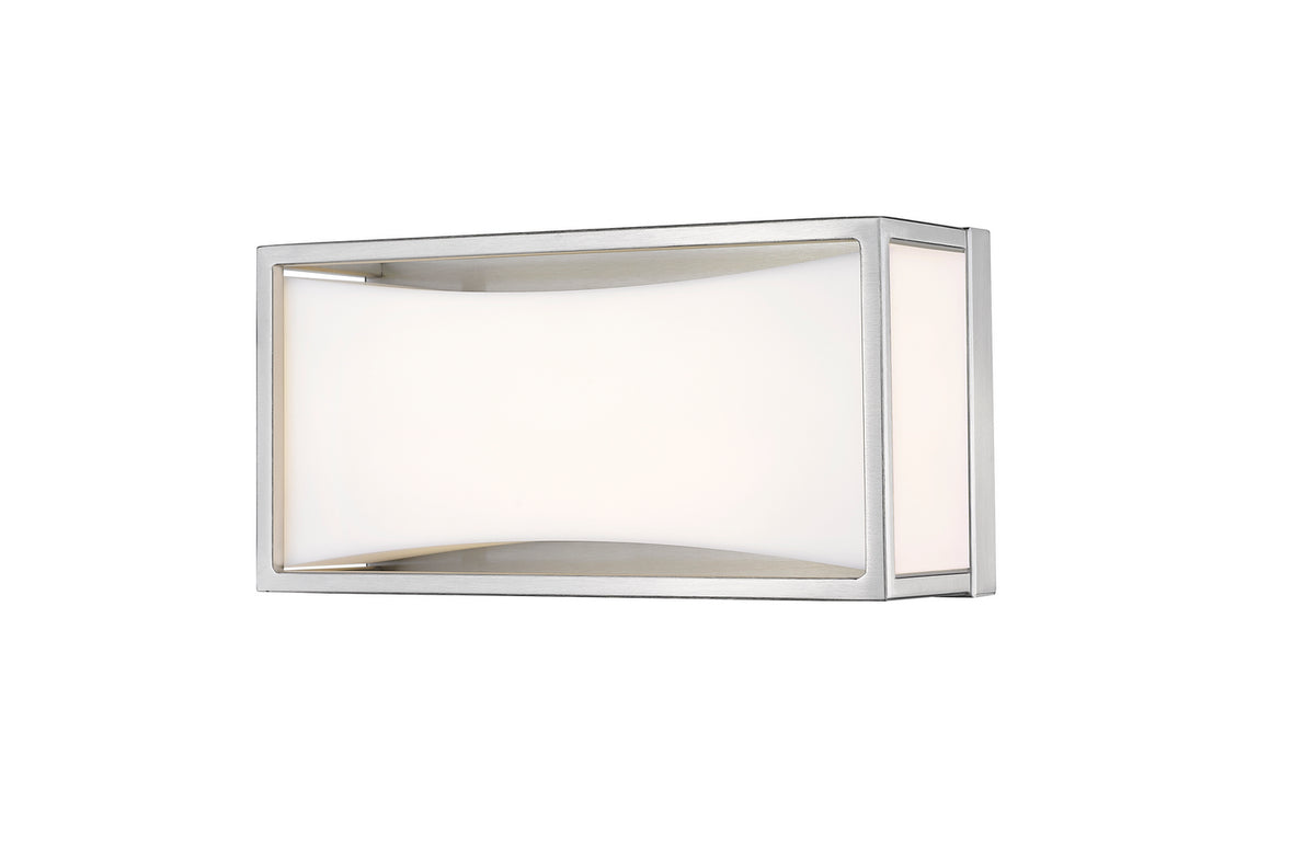 Barre d'éclairage de salle de bain Baden Nickel brossé, 10" – Z-Lite