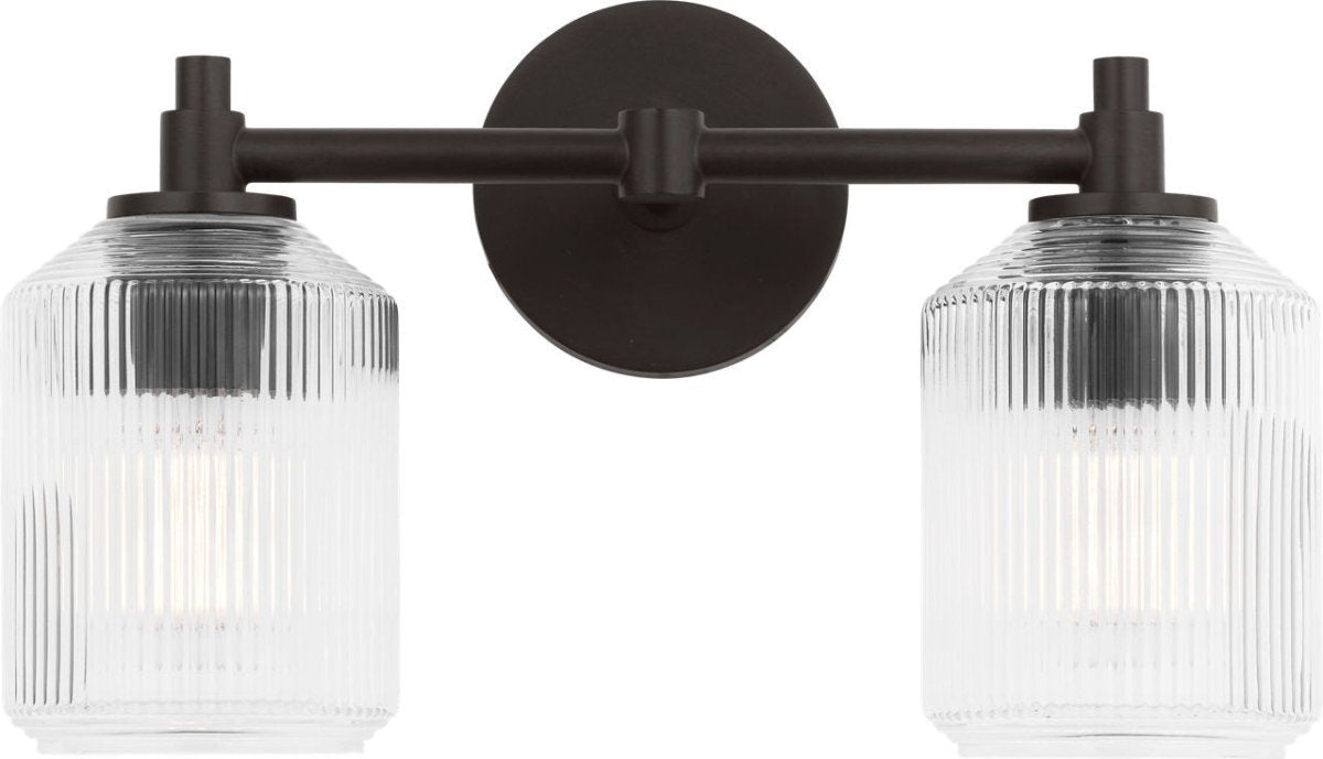 Luminaire de vanité Barstow - Fer vieilli 15" by Visual Comfort Studio | Luminaires & cie