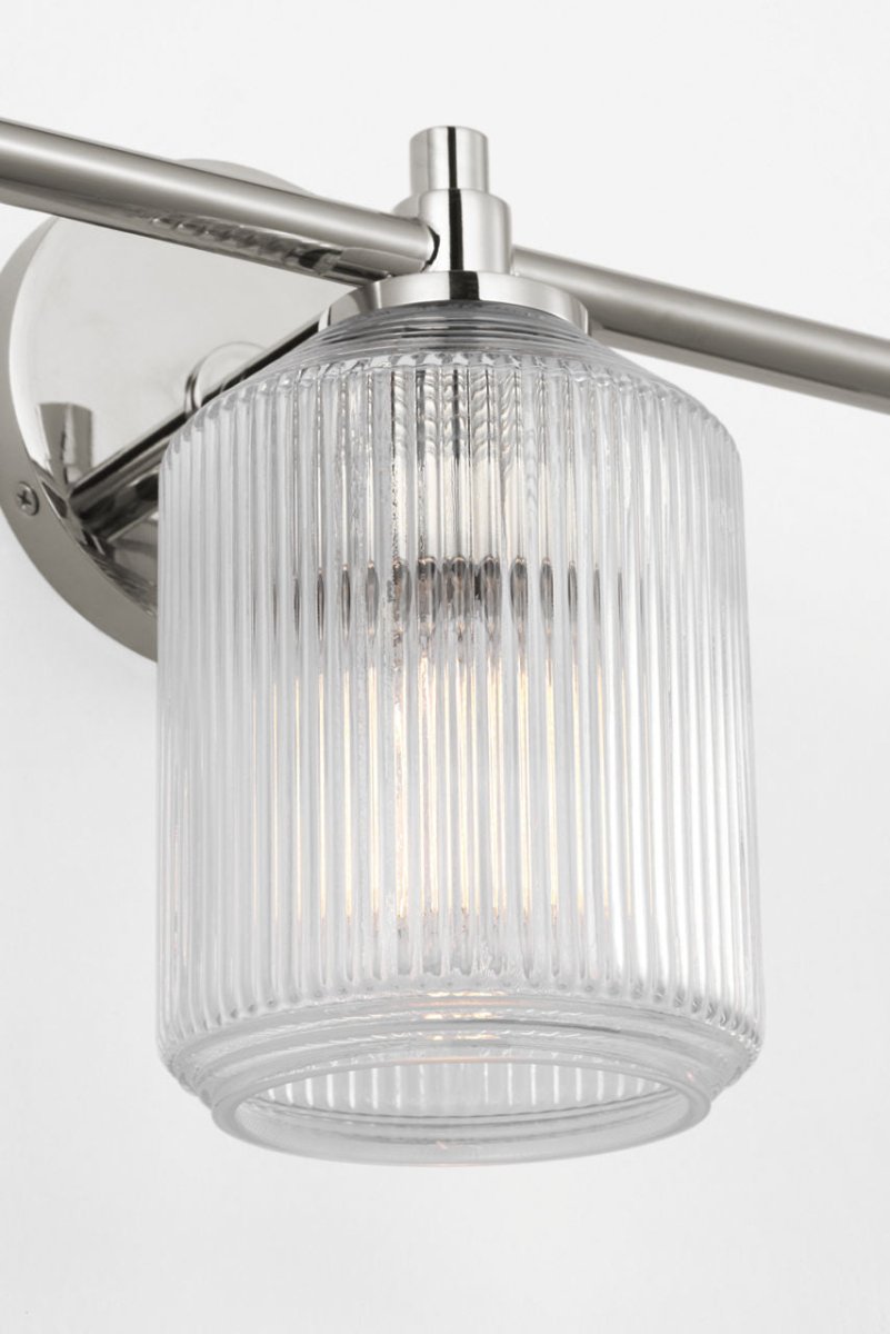 Luminaire de vanité Barstow - Nickel poli 25 1/2" by Visual Comfort Studio | Luminaires & cie