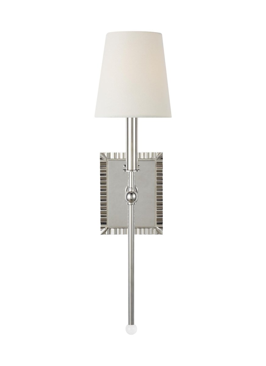 Luminaire de vanité Baxley - Nickel poli 5 1/2" by Visual Comfort Studio | Luminaires & cie