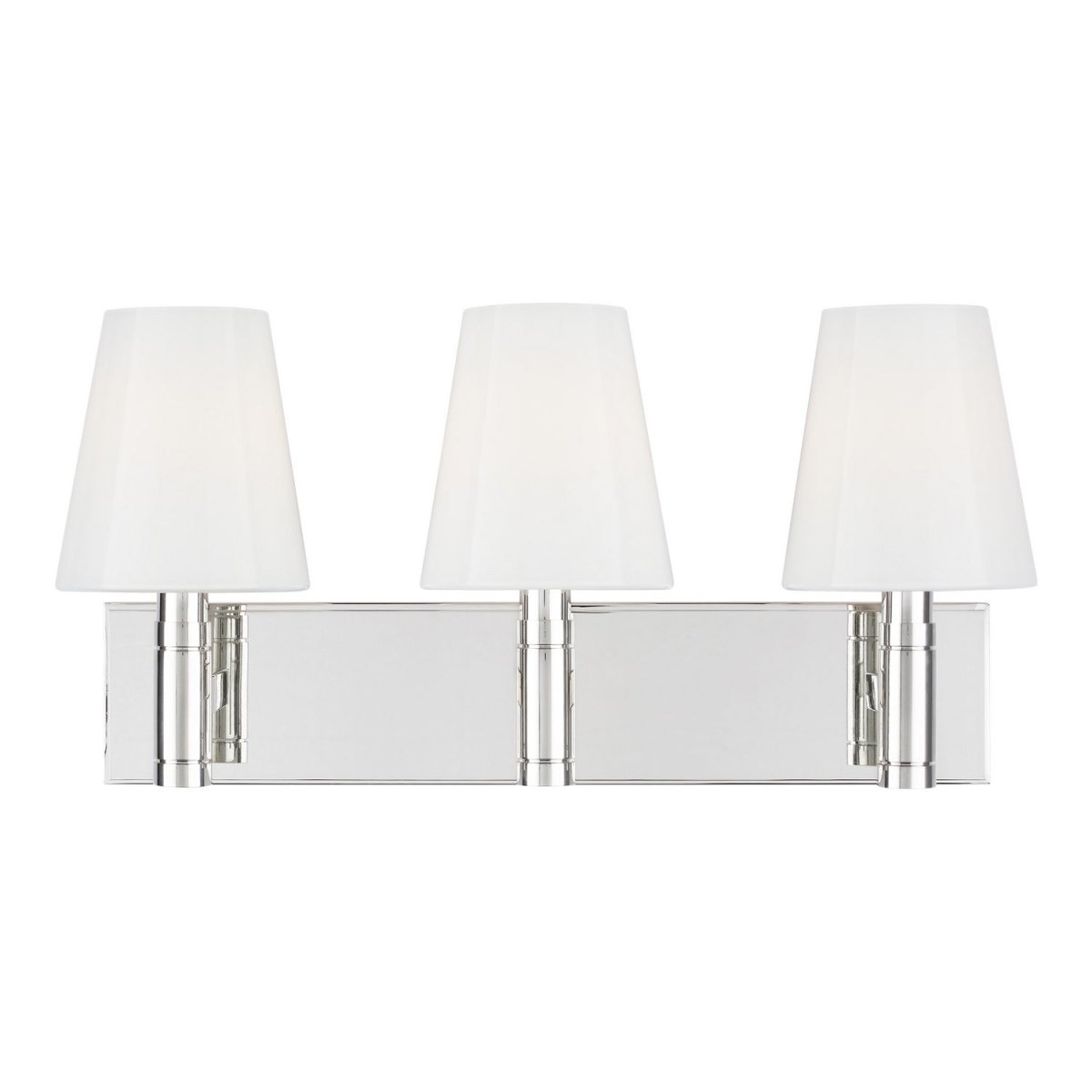 Luminaire de vanité Beckham Classic - Nickel poli 21 1/8" by Visual Comfort Studio | Luminaires & cie