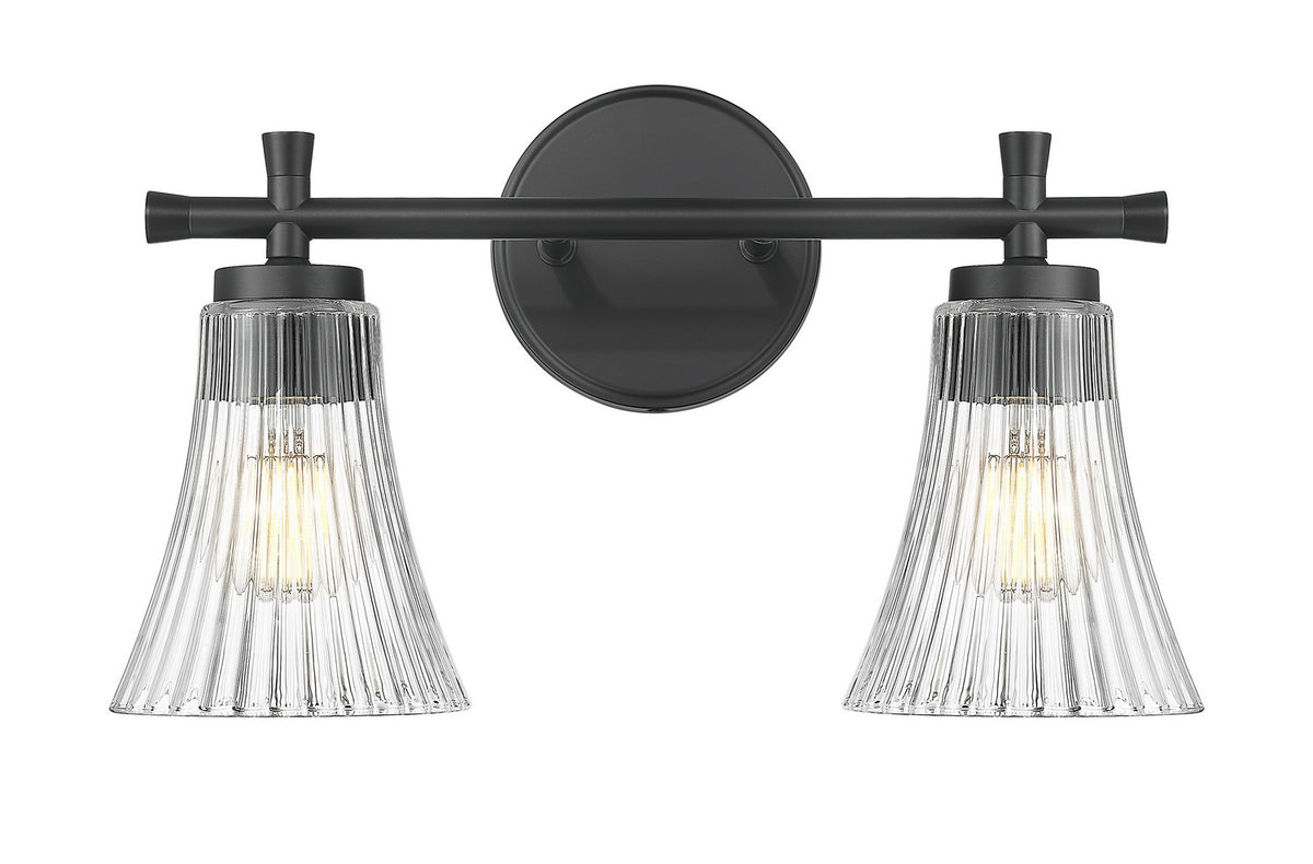 Luminaire de vanité Belle Noir mat, 16" – vue 2