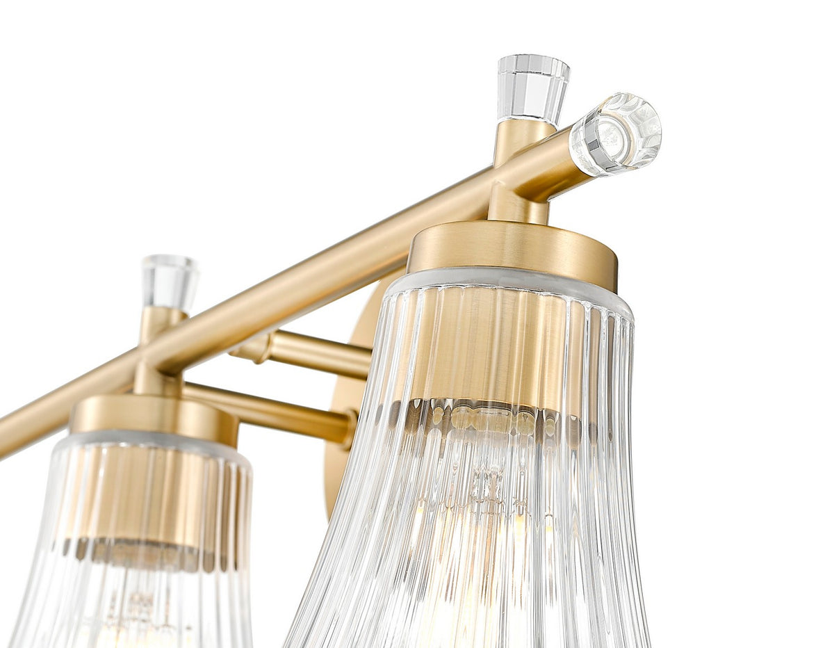 Luminaire de vanité Belle Or moderne, 24" – vue 4