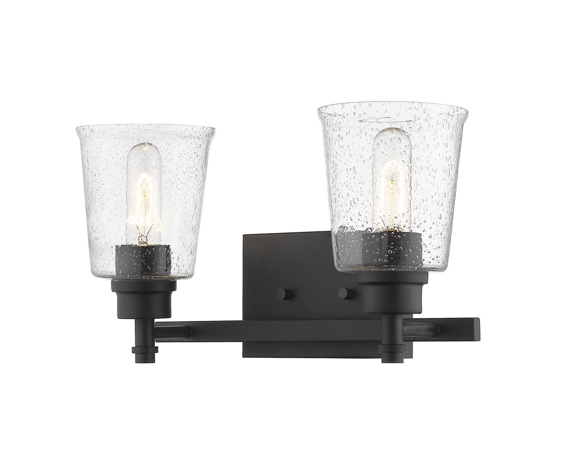 Luminaire de vanité Bohin Noir mat, 16" – Z-Lite