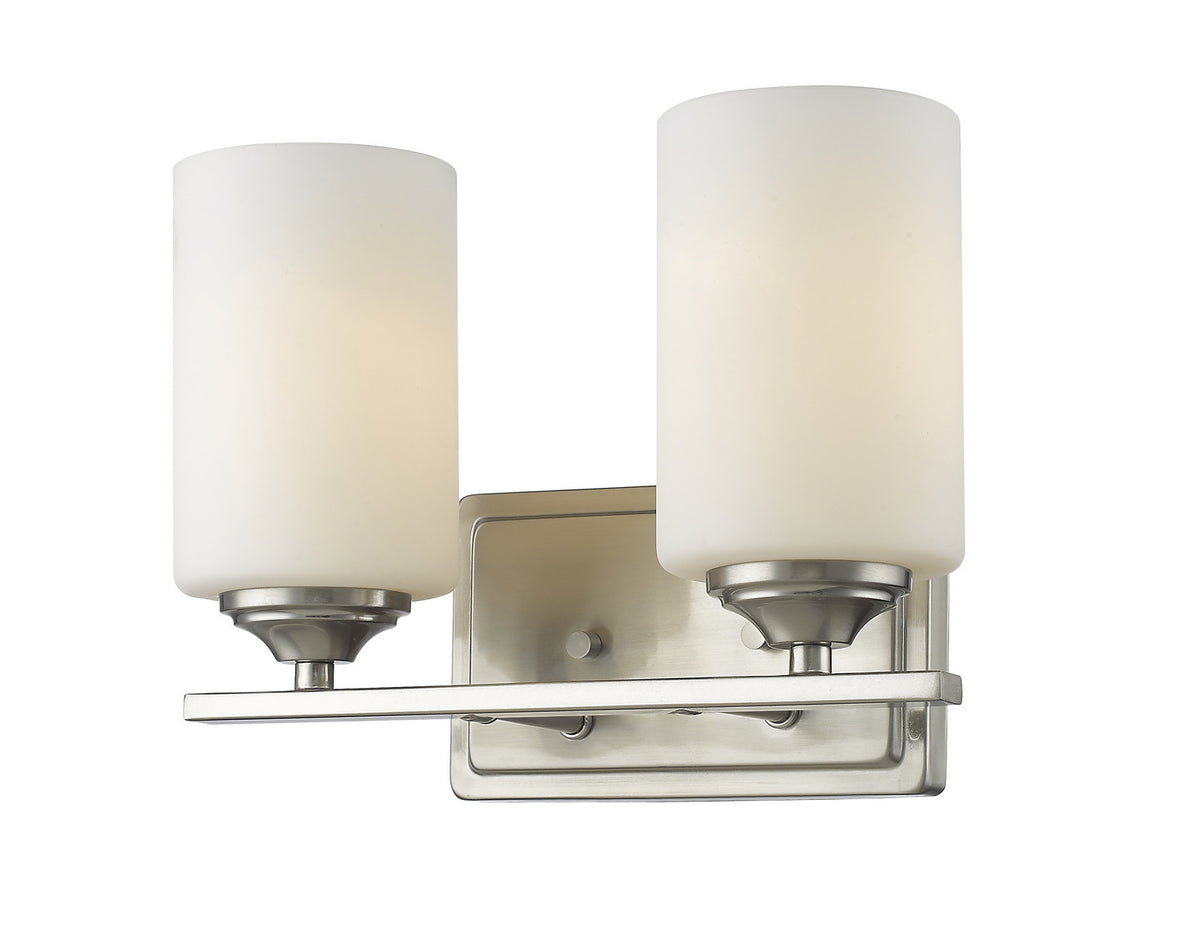 Luminaire de vanité Bordeaux Nickel brossé, 11 3/8" – Z-Lite