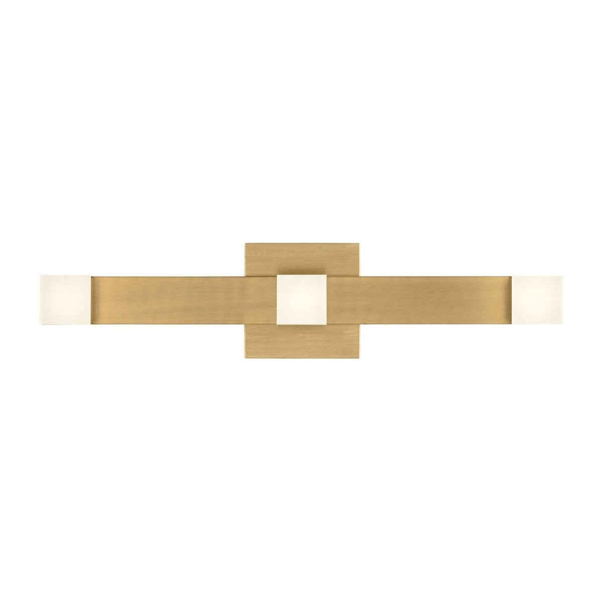Luminaire de vanité Brander - Laiton satiné 3 by Visual Comfort Studio | Luminaires & cie