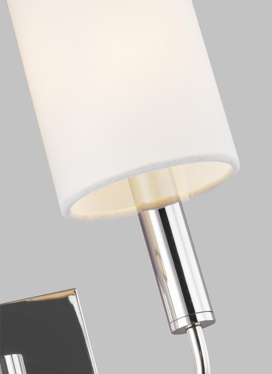 Luminaire de vanité Brianna - Nickel poli 11 3/8" 14 1/8" by Visual Comfort Studio | Luminaires & cie
