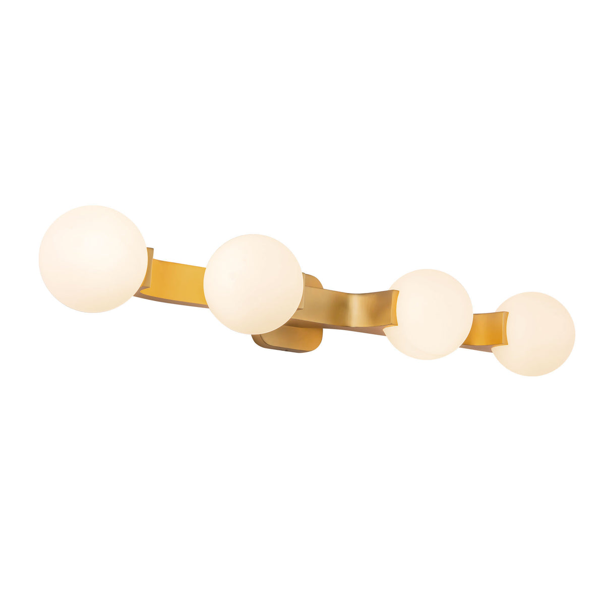 Luminaire de vanité Briar Or brossé – vue 3