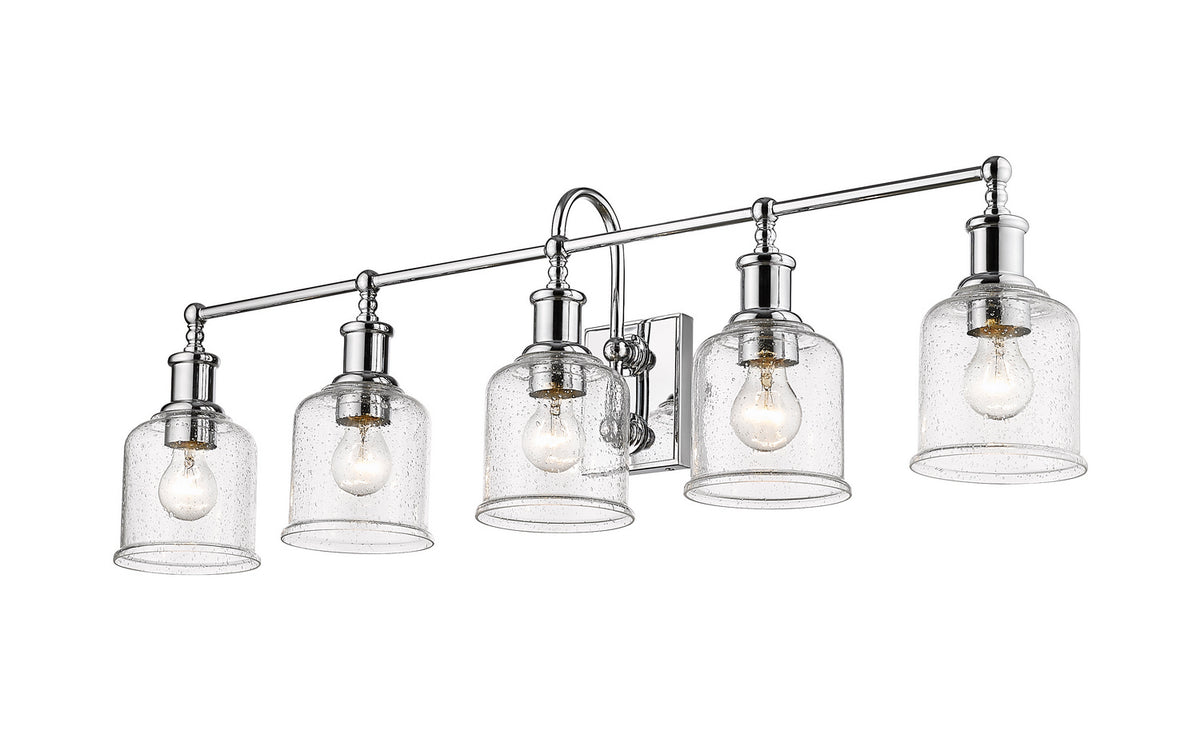 Luminaire de vanité Bryant Chrome, Grené transparent, 40 1/2" – Z-Lite