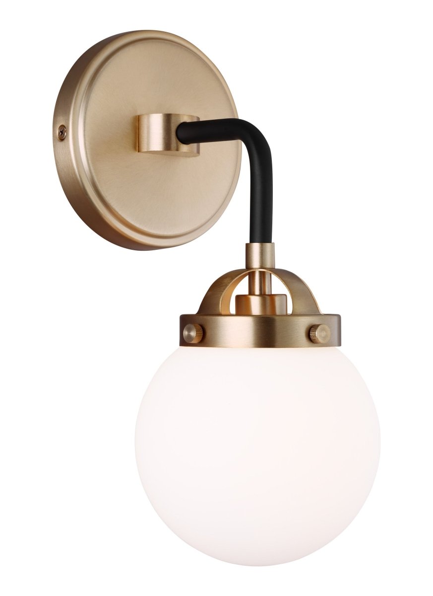 Luminaire de vanité Cafe - Laiton satiné 5 1/4" Ampoules non - incluses by Visual Comfort Studio | Luminaires & cie