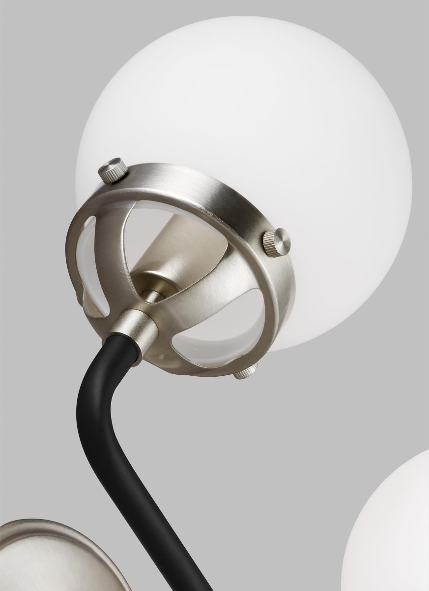 Luminaire de vanité Cafe - Nickel brossé 14" Ampoules non - incluses by Visual Comfort Studio | Luminaires & cie