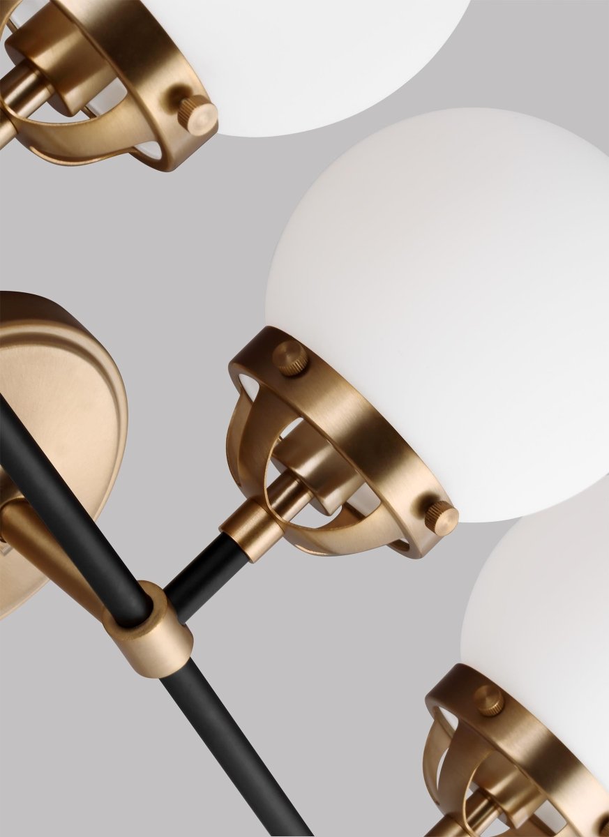 Luminaire de vanité Cafe - Laiton satiné 21 3/4" Ampoules DEL incluses by Visual Comfort Studio | Luminaires & cie