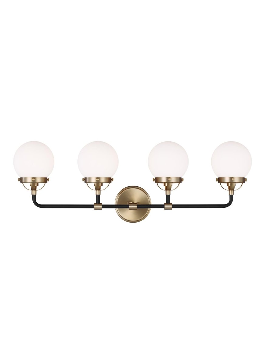 Luminaire de vanité Cafe - Laiton satiné 30" Ampoules non - incluses by Visual Comfort Studio | Luminaires & cie