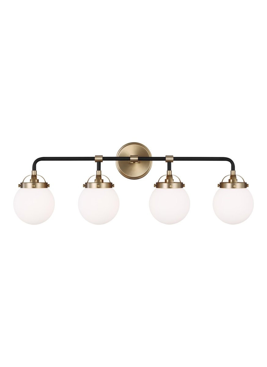 Luminaire de vanité Cafe - Laiton satiné 30" Ampoules non - incluses by Visual Comfort Studio | Luminaires & cie