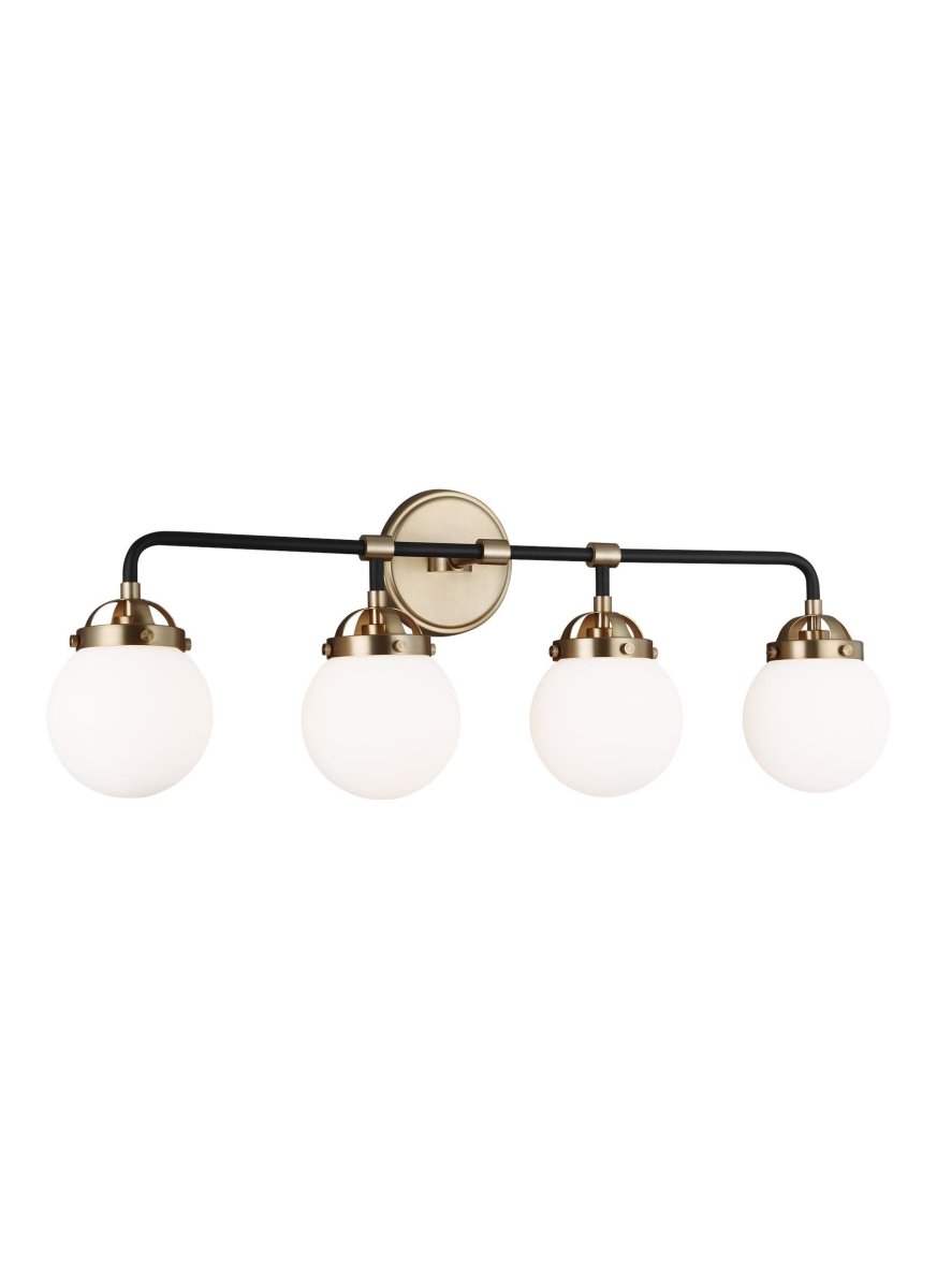 Luminaire de vanité Cafe - Laiton satiné 30" Ampoules non - incluses by Visual Comfort Studio | Luminaires & cie