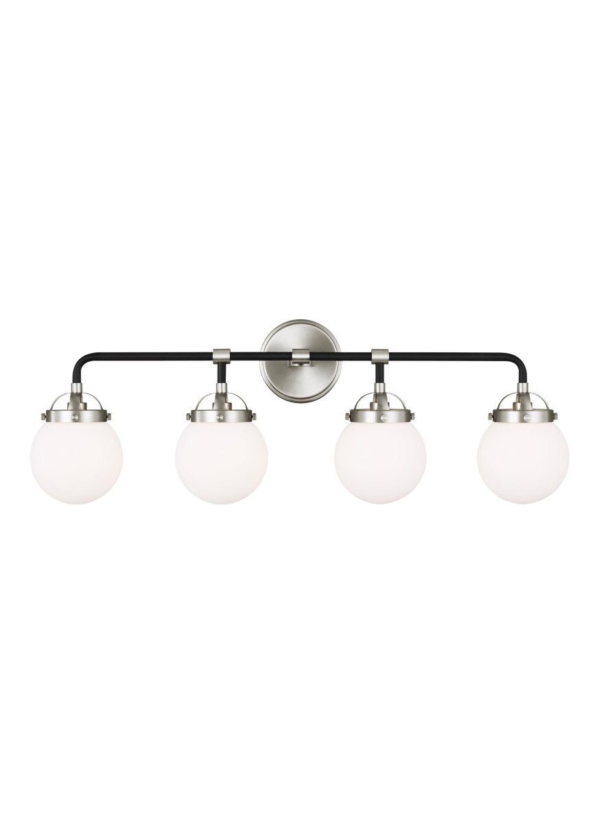 Luminaire de vanité Cafe - Nickel brossé 30" Ampoules non - incluses by Visual Comfort Studio | Luminaires & cie
