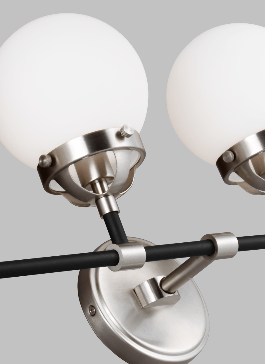 Luminaire de vanité Cafe - Nickel brossé 30" Ampoules non - incluses by Visual Comfort Studio | Luminaires & cie