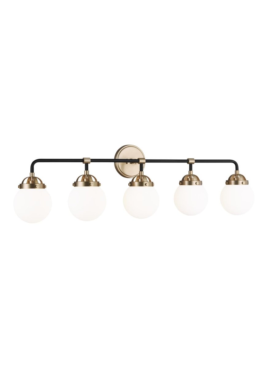 Luminaire de vanité Cafe - Laiton satiné 38 1/4" Ampoules non - incluses by Visual Comfort Studio | Luminaires & cie