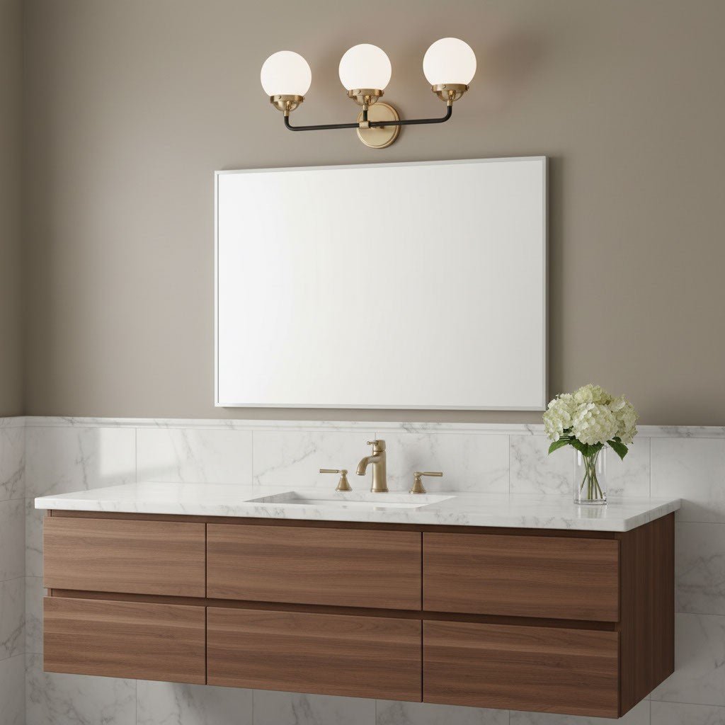 Luminaire de vanité Cafe - Nickel brossé 38 1/4" by Visual Comfort Studio | Luminaires & cie