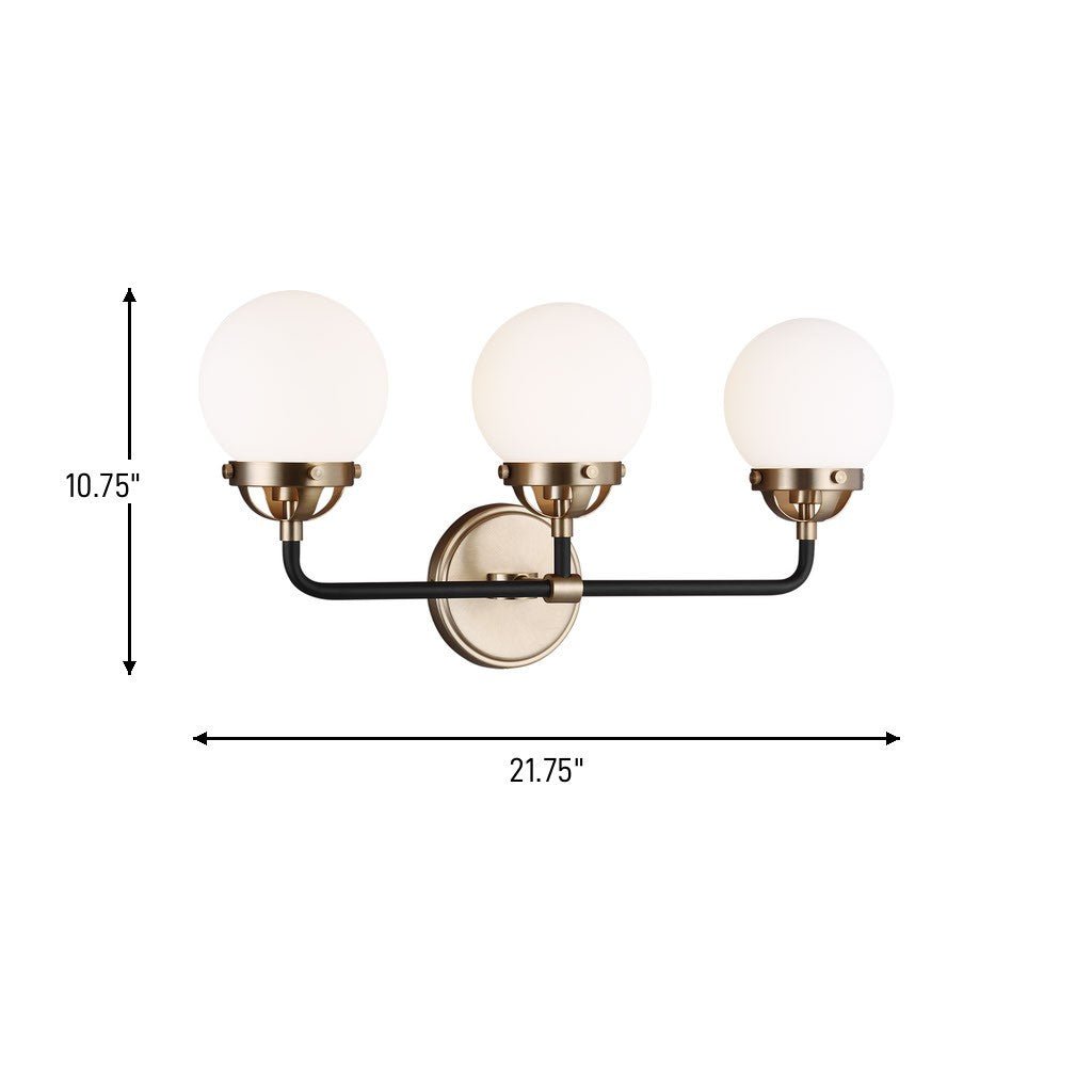 Luminaire de vanité Cafe - Nickel brossé 38 1/4" by Visual Comfort Studio | Luminaires & cie