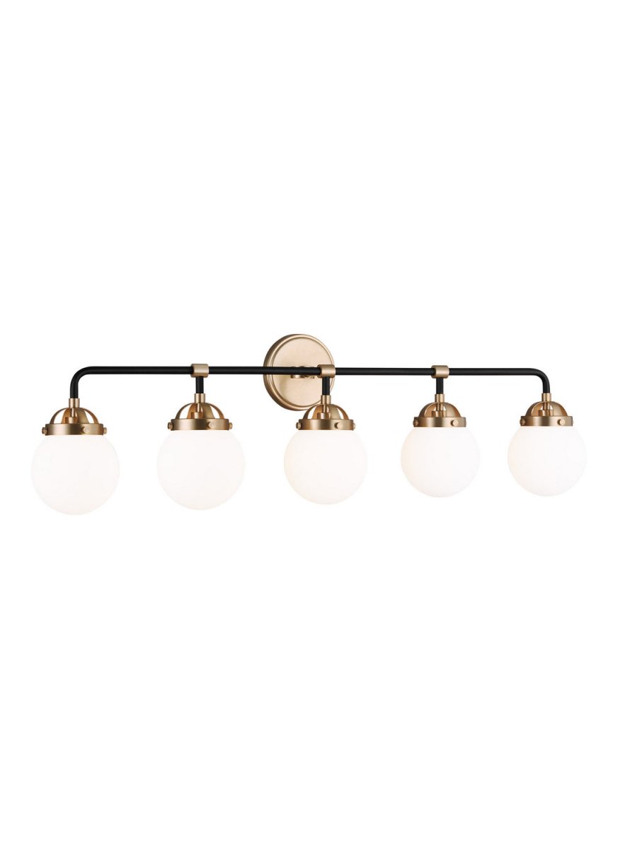 Luminaire de vanité Cafe - Nickel brossé 38 1/4" by Visual Comfort Studio | Luminaires & cie