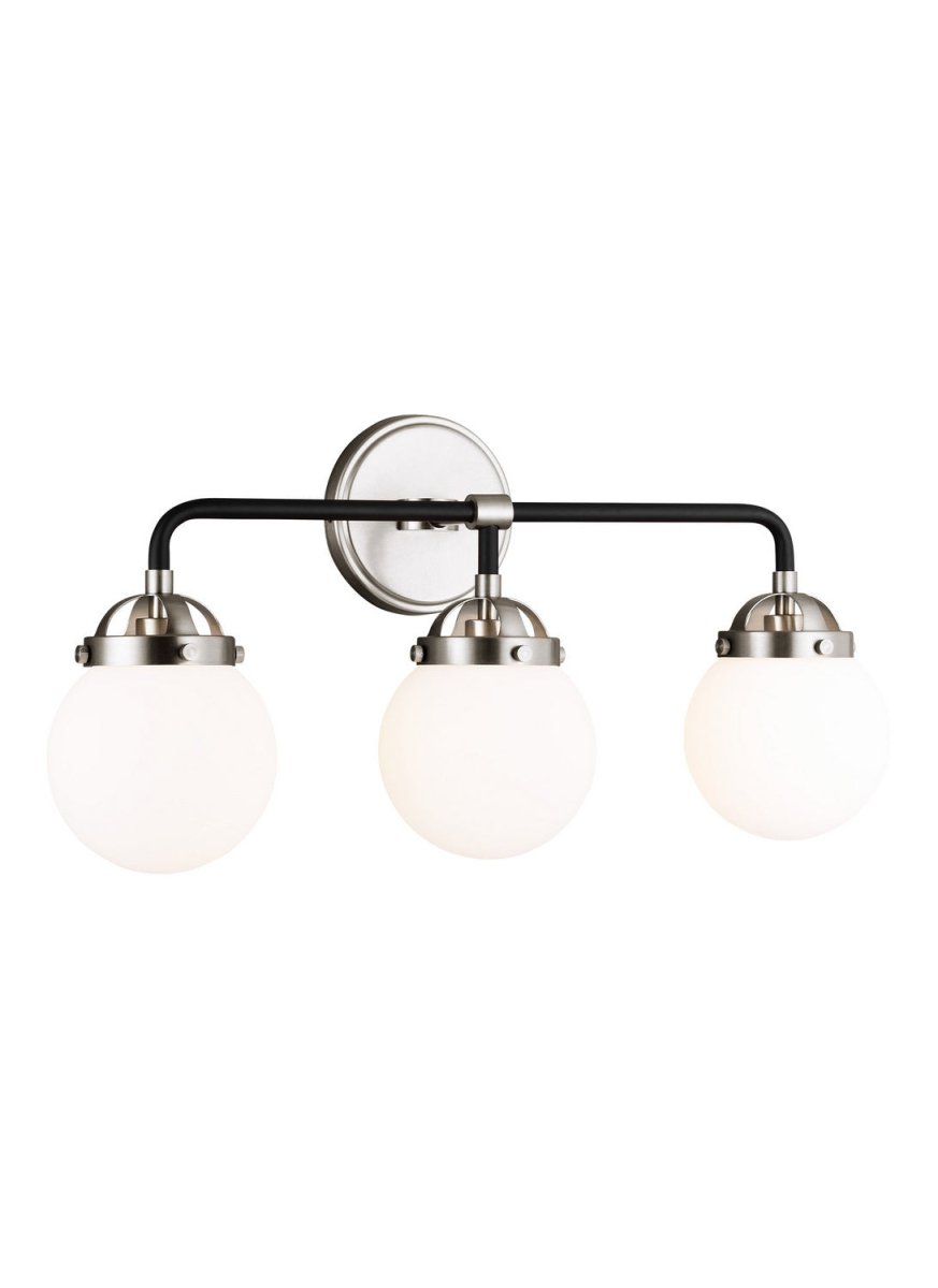 Luminaire de vanité Cafe - Nickel brossé 38 1/4" by Visual Comfort Studio | Luminaires & cie