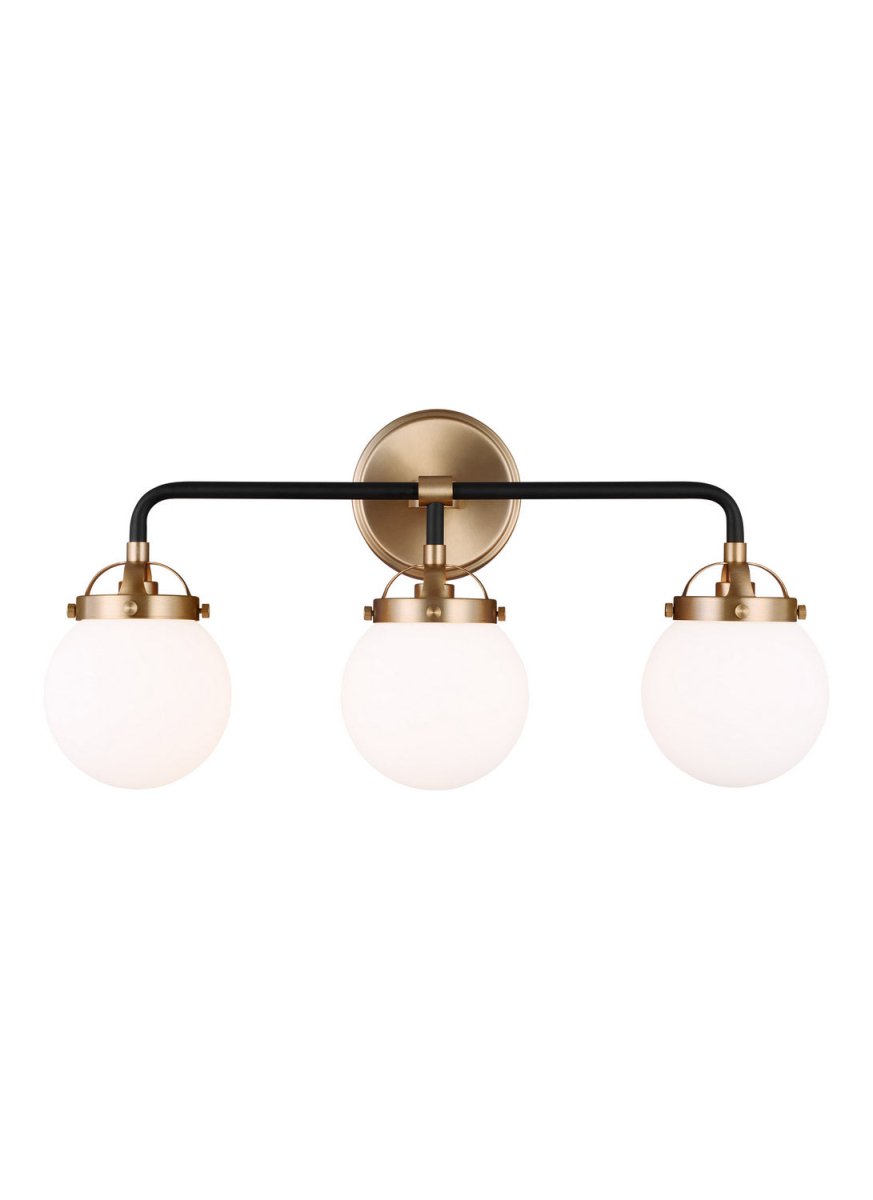 Luminaire de vanité Cafe - Nickel brossé 38 1/4" by Visual Comfort Studio | Luminaires & cie
