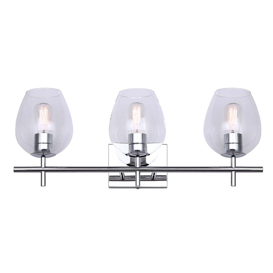 Luminaire de vanité Cain - Chrome 25" by Canarm | Luminaires & cie