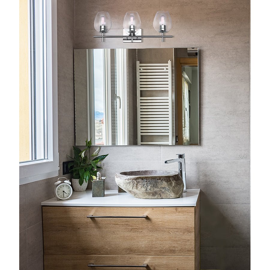 Luminaire de vanité Cain - Chrome 25" by Canarm | Luminaires & cie