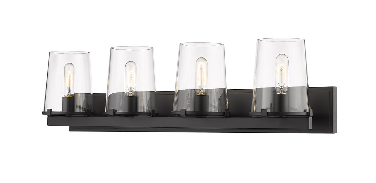 Luminaire de vanité Callista Noir mat, 37 1/2" – Z-Lite