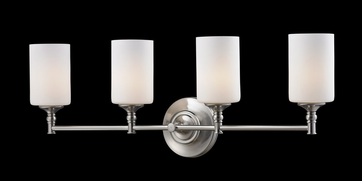 Luminaire de vanité Cannondale Nickel brossé, 31" – Z-Lite