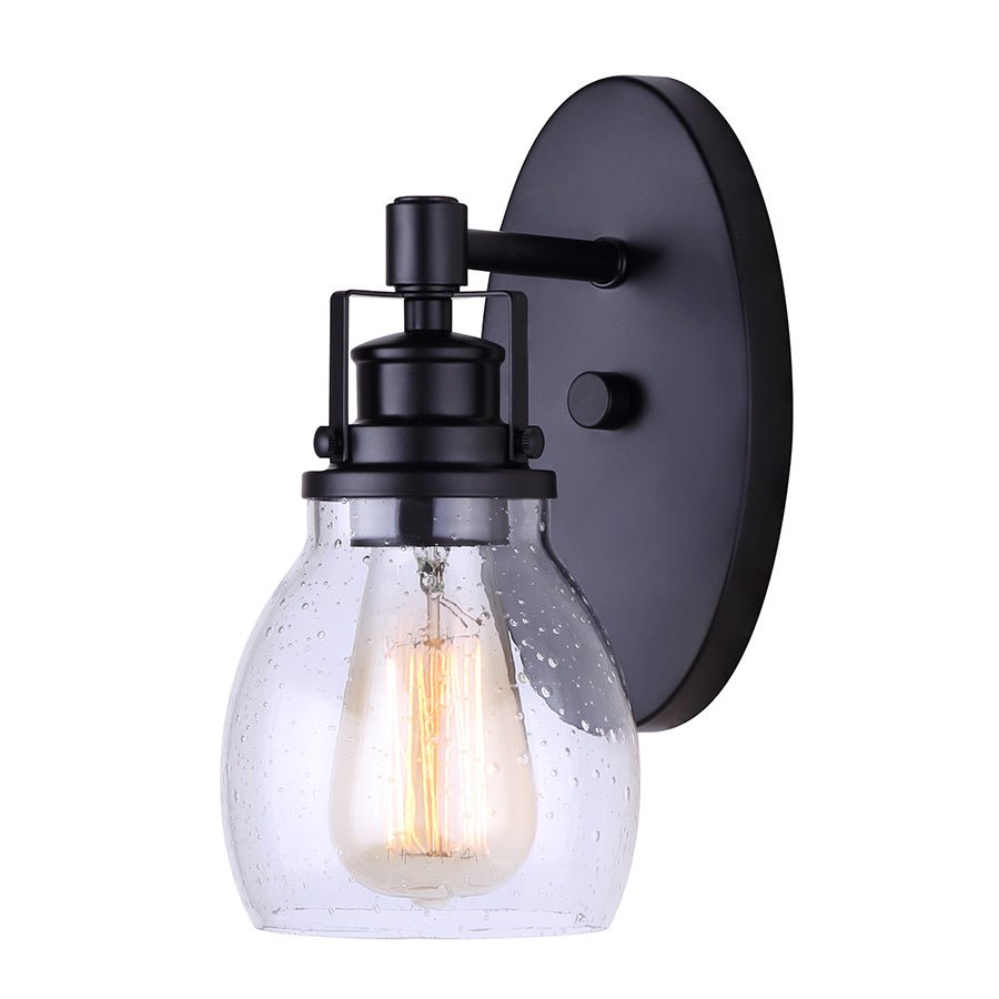 Luminaire de vanité Carson - Noir 5" by Canarm | Luminaires & cie