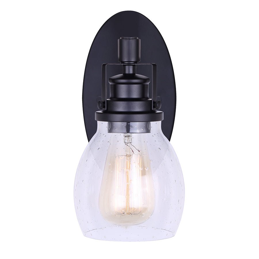 Luminaire de vanité Carson - Noir 5" by Canarm | Luminaires & cie