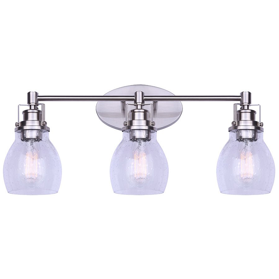 Luminaire de vanité Carson - Nickel brossé 24" by Canarm | Luminaires & cie