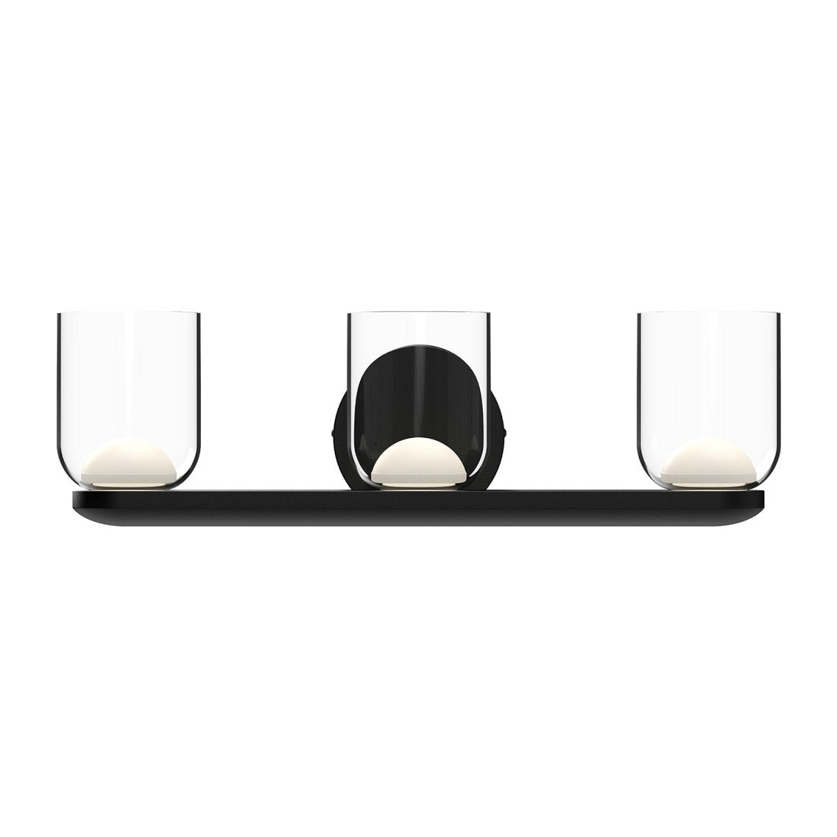 Luminaire de vanité Cedar - Noir / clair 19 7/8" by Kuzco Lighting | Luminaires & cie