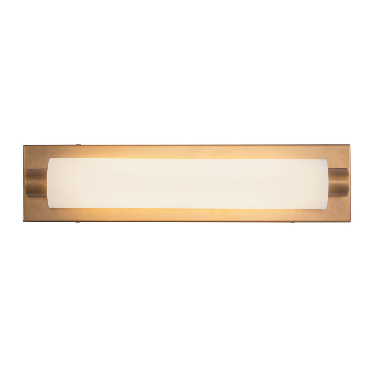Barre d'éclairage de salle de bain Charleston Laiton vintage, 18 3/4" – Kuzco Lighting
