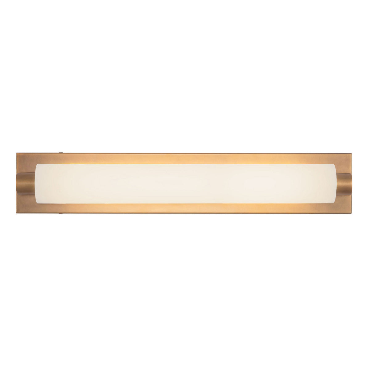 Barre d'éclairage de salle de bain Charleston Laiton vintage, 24" – Kuzco Lighting