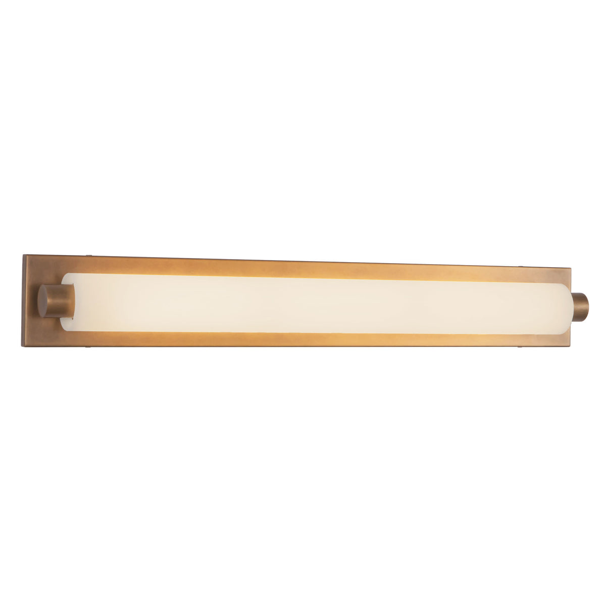 Barre d'éclairage de salle de bain Charleston Laiton vintage, 31" – vue 2