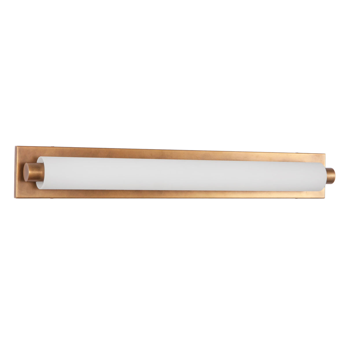 Barre d'éclairage de salle de bain Charleston Laiton vintage, 31" – vue 3