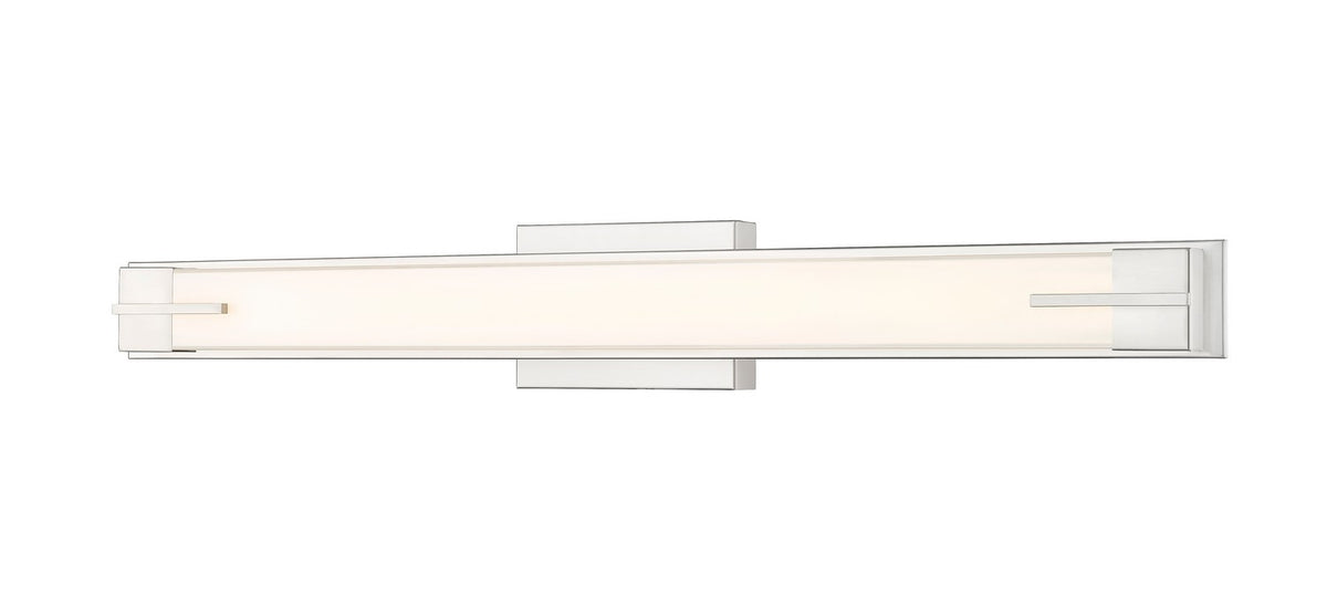 Barre d'éclairage de salle de bain Chase Nickel brossé, 33" – Z-Lite