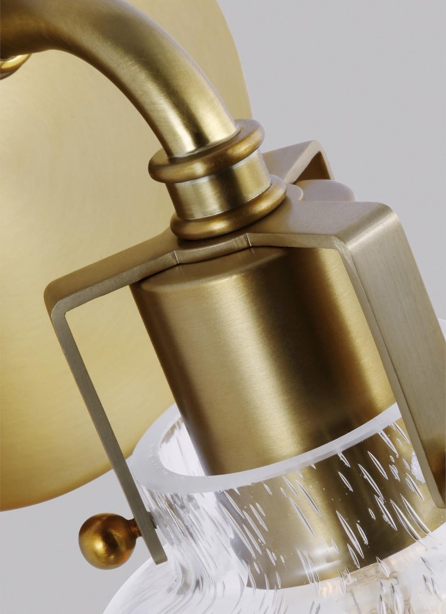 Luminaire de vanité Clara - Laiton brûlé 6 1/4" 10" by Visual Comfort Studio | Luminaires & cie