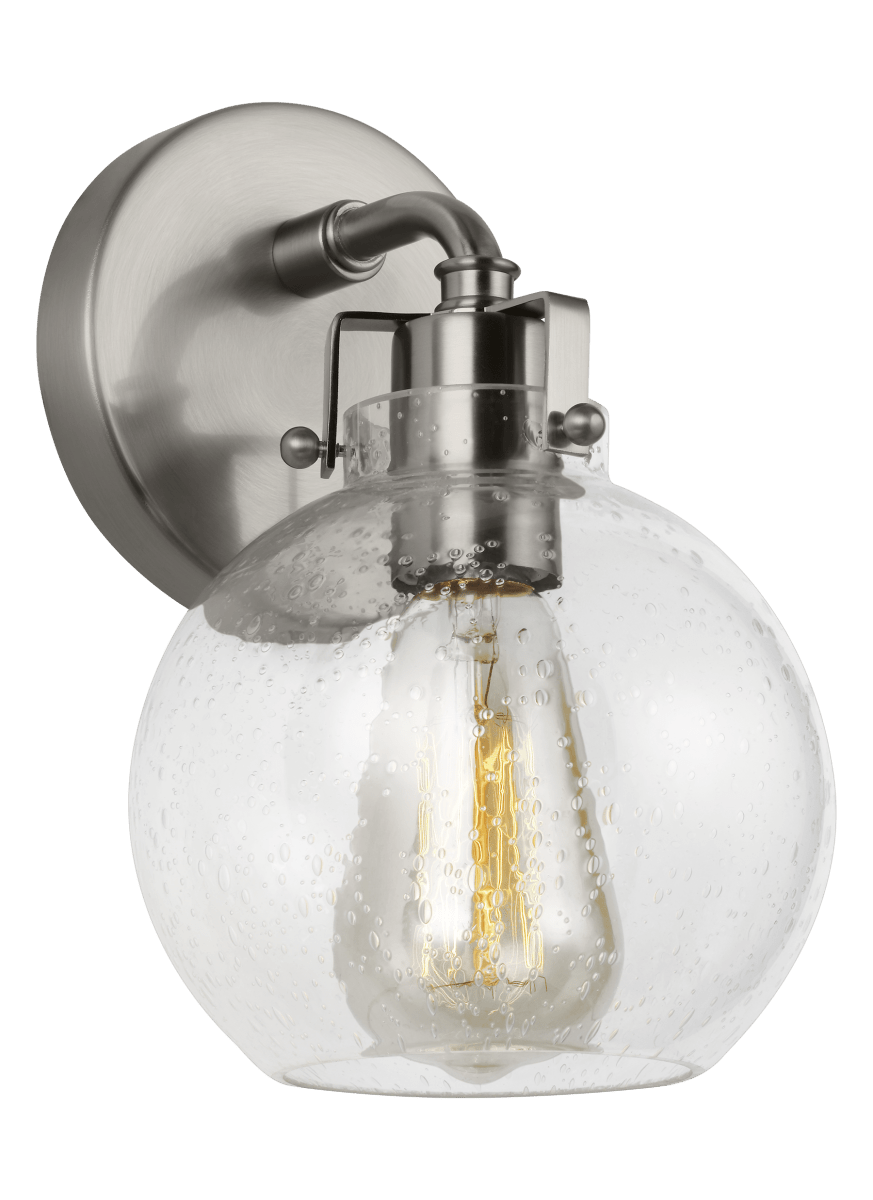 Luminaire de vanité Clara - Nickel en satin 6 1/4" 10" by Visual Comfort Studio | Luminaires & cie