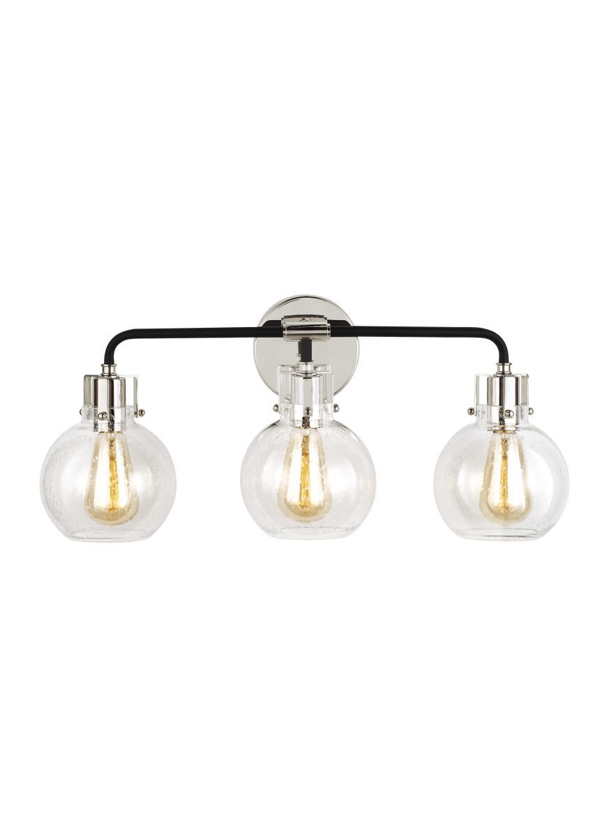 Luminaire de vanité Clara - Nickel satiné 40" by Visual Comfort Studio | Luminaires & cie