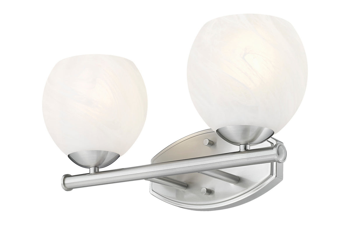 Luminaire de vanité Colette Nickel brossé, 16" – vue 3
