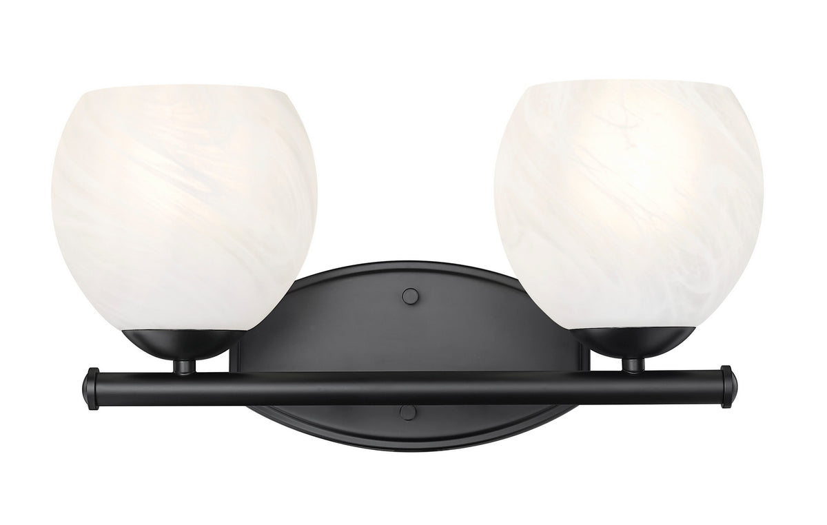Luminaire de vanité Colette Noir mat, 16" – vue 2