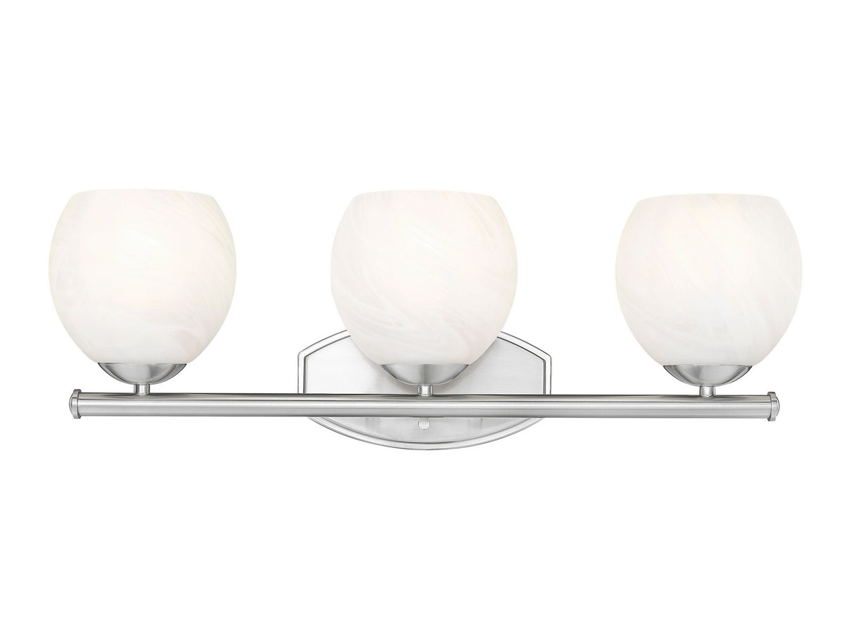 Luminaire de vanité Colette Nickel brossé, 24" – vue 2