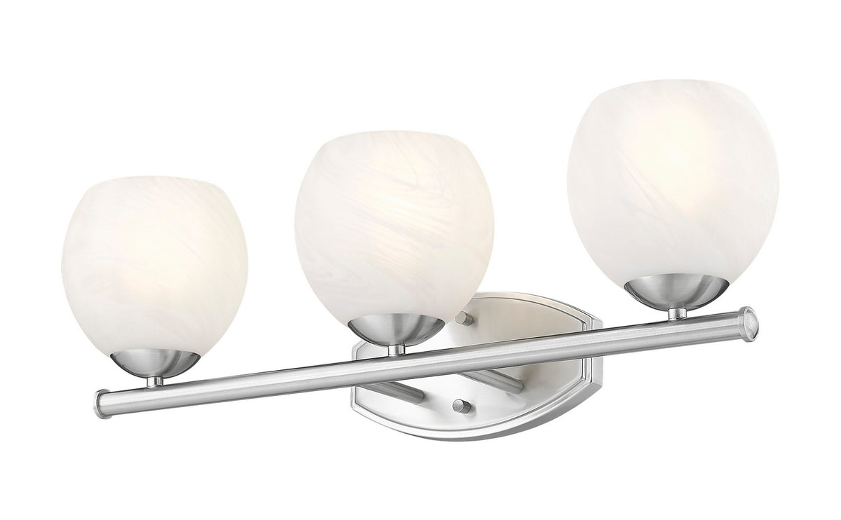 Luminaire de vanité Colette Nickel brossé, 24" – vue 3