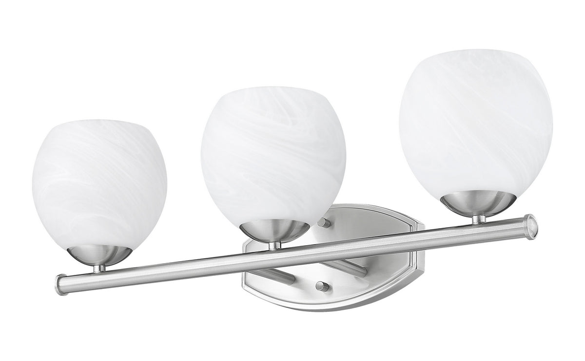 Luminaire de vanité Colette Nickel brossé, 24" – vue 5